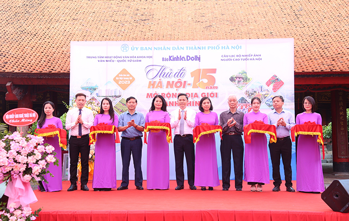 Khai mạc triển lãm ảnh Hà Nội trong tôi lần thứ 18 năm 2023 với chủ đề "Hà Nội - 15 năm mở rộng địa giới hành chính"