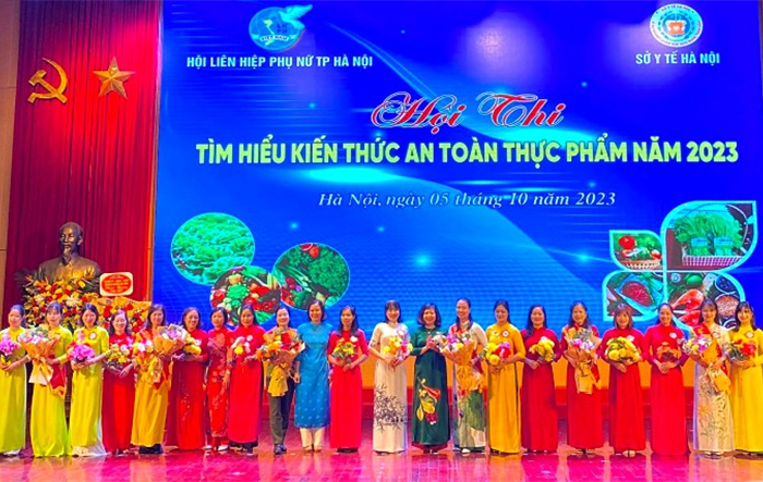 Tưng bừng Hội thi “Tìm hiểu kiến thức an toàn thực phẩm” năm 2023 