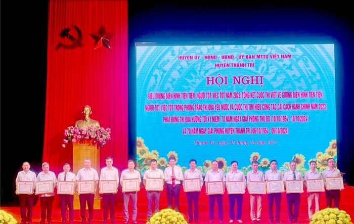 Huyện Thanh Trì: Lan tỏa phong trào thi đua “Người tốt, việc tốt”