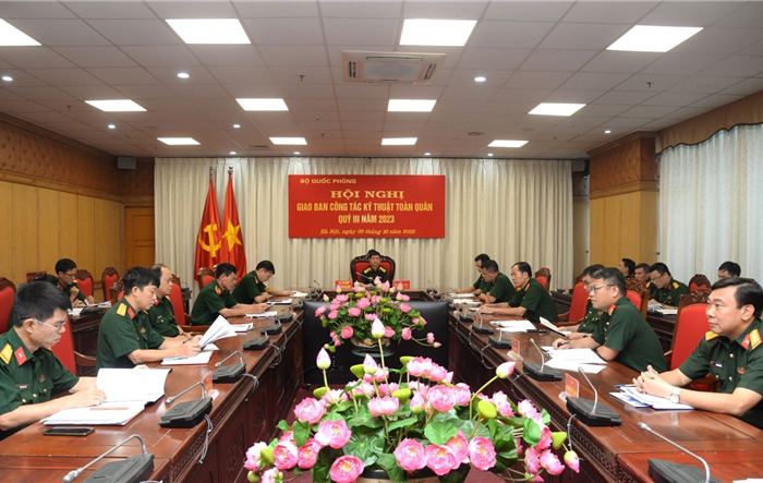 Hội nghị giao ban công tác kỹ thuật toàn quân Quý III năm 2023