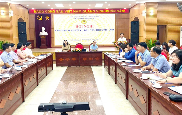 Sở Giáo dục và Đào tạo Hà Nội triển khai nhiệm vụ năm học 2023 - 2024