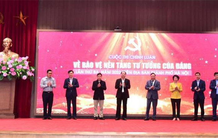 56.322 tác phẩm dự thi "Chính luận về bảo vệ nền tảng tư tưởng của Đảng" lần thứ ba, năm 2023 trên địa bàn thành phố