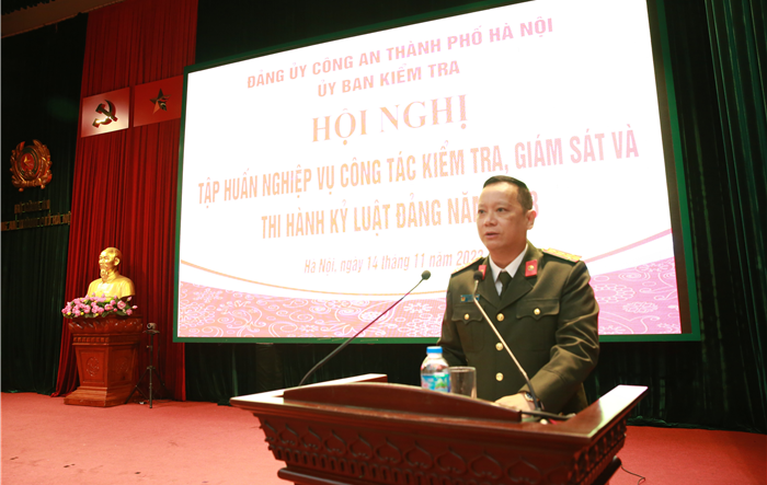 Công an thành phố: Tăng cường công tác kiểm tra, giám sát và thi hành kỷ luật Đảng