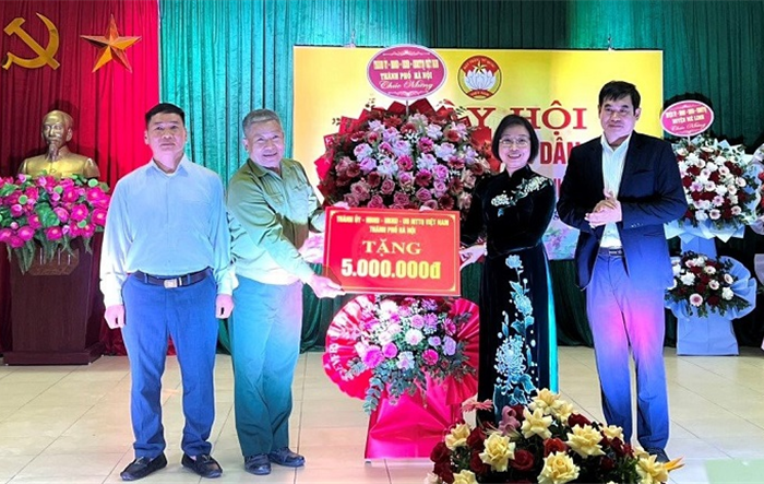 Thị trấn Chi Đông (huyện Mê Linh) xây dựng tổ dân phố đoàn kết, bảo đảm an sinh xã hội