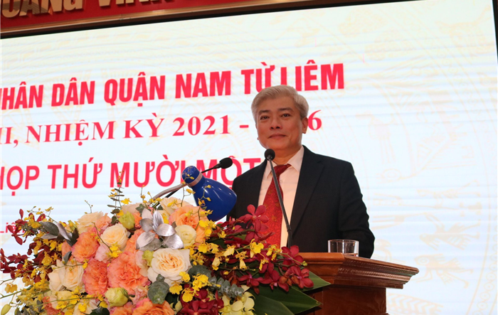 Phê chuẩn kết quả bầu chức vụ Chủ tịch UBND quận Nam Từ Liêm, nhiệm kỳ 2021 - 2026
