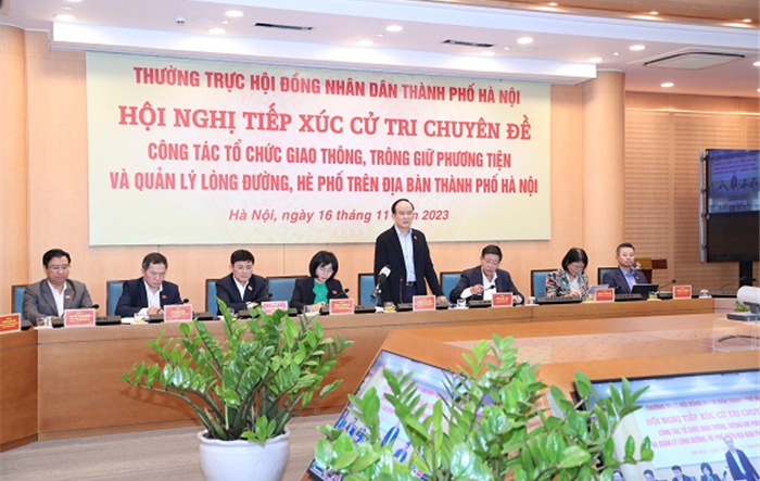 Tiếp xúc cử tri chuyên đề về giao thông đô thị:  Nhận diện khó khăn để có giải pháp phù hợp thực tiễn