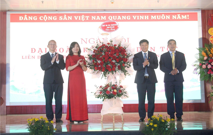 Trưởng ban Đối ngoại Trung ương Lê Hoài Trung dự Ngày hội Đại đoàn kết toàn dân tộc tại phường Giảng Võ