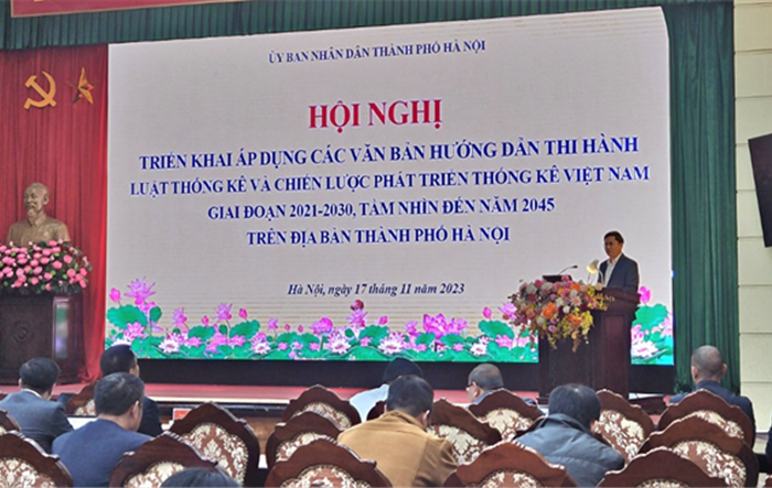 Thành phố Hà Nội triển khai áp dụng các văn bản hướng dẫn thi hành Luật Thống kê