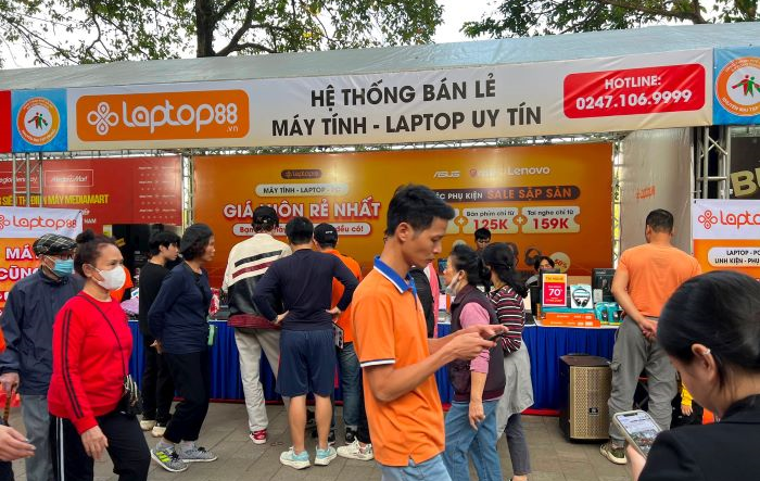 60 gian hàng tham gia Ngày hội khuyến mại điện tử, công nghệ tại Hà Nội