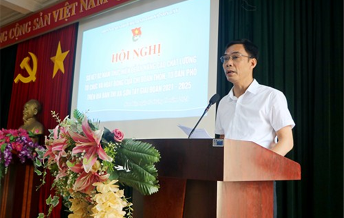 Thị xã Sơn Tây: Sơ kết thực hiện Đề án “Nâng cao chất lượng tổ chức và hoạt động của chi đoàn thôn, tổ dân phố 2021-2025"