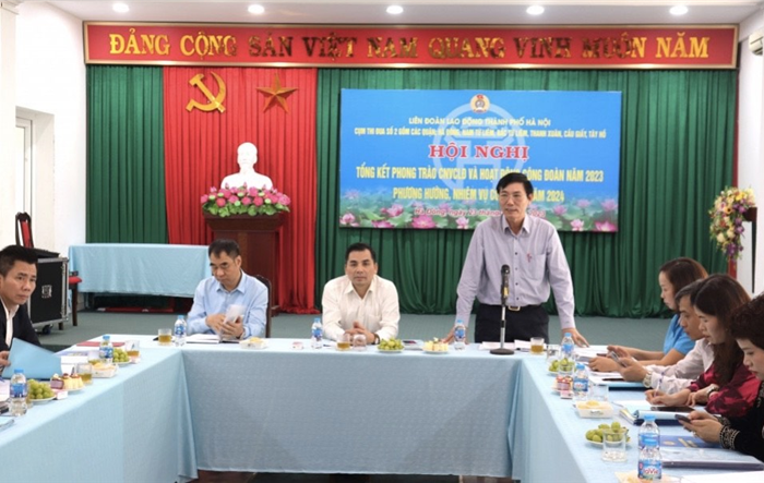 Cụm thi đua số 2 Liên đoàn Lao động thành phố Hà Nội ghi dấu ấn trong hoạt động công đoàn