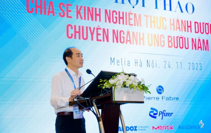 Hội thảo chia sẻ kinh nghiệm thực hành dược lâm sàng chuyên ngành ung bướu năm 2023