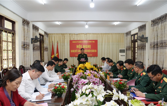 Đảng ủy Quân sự huyện Phúc Thọ: Xây dựng đơn vị vững mạnh về chính trị, làm cơ sở nâng cao chất lượng tổng hợp, sức mạnh chiến đấu