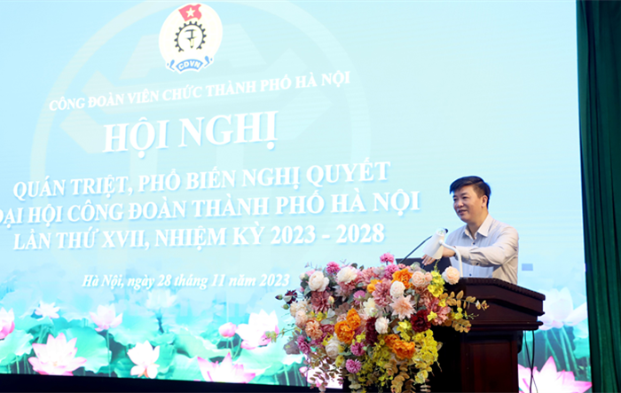 Tập huấn Luật thực hiện dân chủ ở cơ sở cho cán bộ Công đoàn Viên chức 