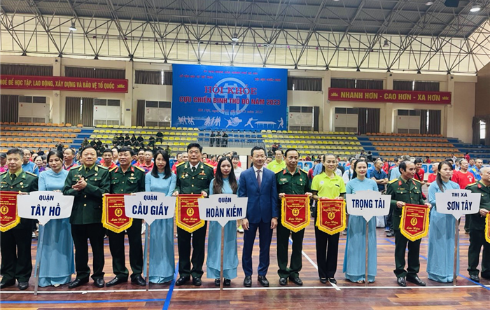 250 vận động viên tham gia Hội khỏe Cựu chiến binh Thủ đô năm 2023