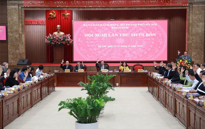 Thành ủy Hà Nội ban hành Nghị quyết Hội nghị lần thứ 14