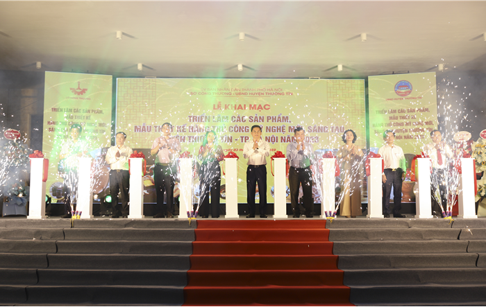 Khai mạc Triển lãm sản phẩm, mẫu thiết kế hàng thủ công mỹ nghệ, sáng tạo Hà Nội năm 2023