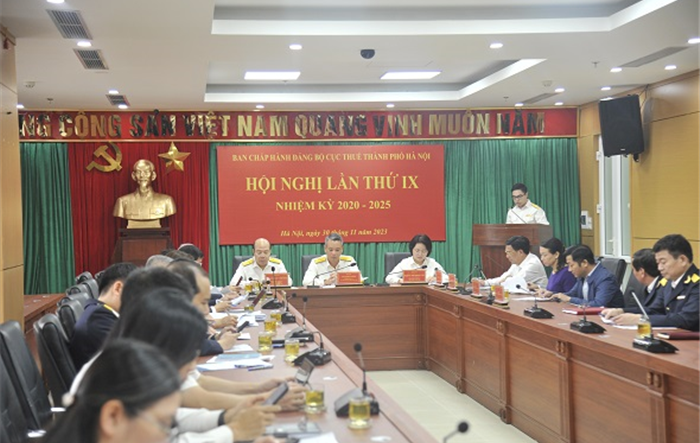 Hội nghị lần thứ 9 Ban Chấp hành Đảng bộ Cục Thuế Hà Nội nhiệm kỳ 2020-2025