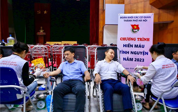 Đoàn Khối các cơ quan thành phố tổ chức ngày hội hiến máu tình nguyện năm 2023