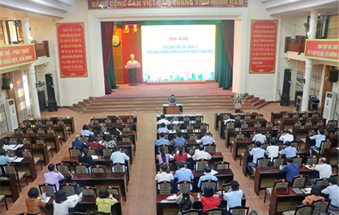 Thị xã Sơn Tây triển khai nhiệm vụ trọng tâm cuối năm 2023
