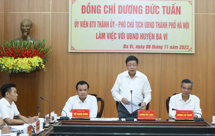 Huyện Ba Vì cần chú trọng quy hoạch các trục giao thông nội bộ, kết nối