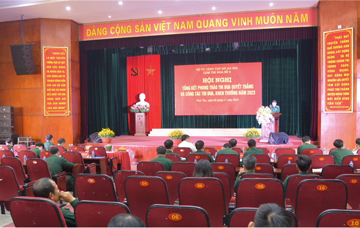 Cụm thi đua số 5, Bộ Tư lệnh Thủ đô: “Đoàn kết, mẫu mực, kỷ cương, sáng tạo, quyết thắng”