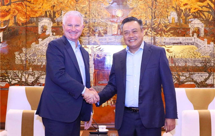 Thành phố Hà Nội hoan nghênh các doanh nghiệp Mỹ mở rộng kinh doanh trên địa bàn thành phố