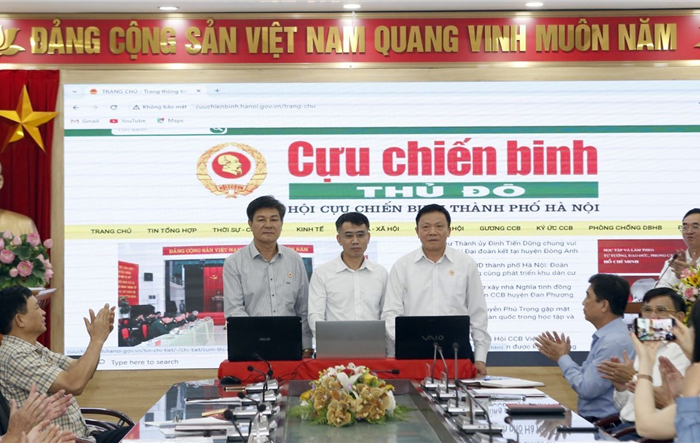 Ra mắt Trang thông tin điện tử tổng hợp Cựu chiến binh Thủ đô