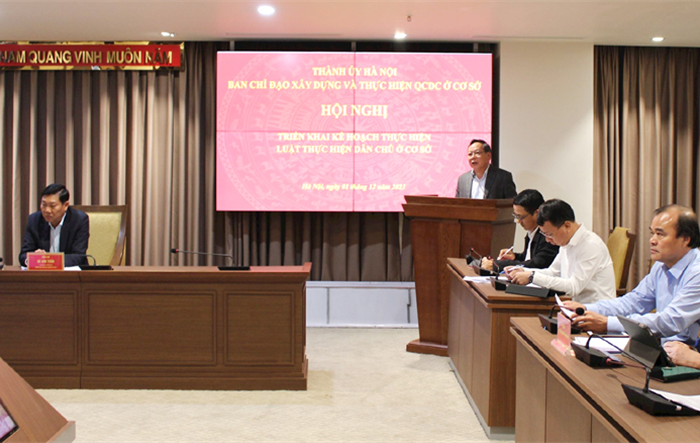 Triển khai Kế hoạch thi hành Luật Thực hiện dân chủ ở cơ sở