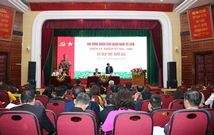 Đồng chí Lâm Quang Thao giữ chức danh Chủ tịch HĐND quận Nam Từ Liêm nhiệm kỳ 2021-2026