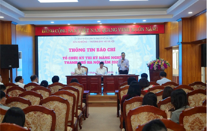 Họp báo về tổ chức Kỳ thi kỹ năng nghề thành phố năm 2023 
