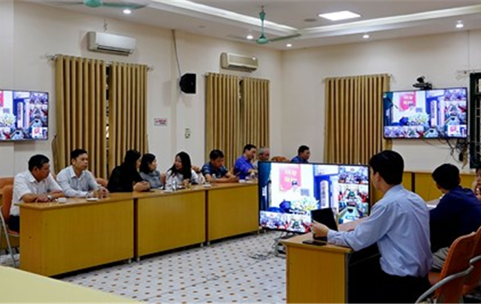 Thị xã Sơn Tây tham dự hội nghị trực tuyến tiếp xúc cử tri sau kỳ họp thứ sáu, Quốc hội khoá XV