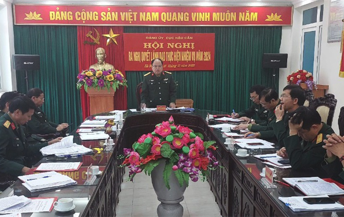 Bảo đảm kịp thời, đầy đủ vật chất hậu cần cho nhiệm vụ sẵn sàng chiến đấu, huấn luyện, diễn tập