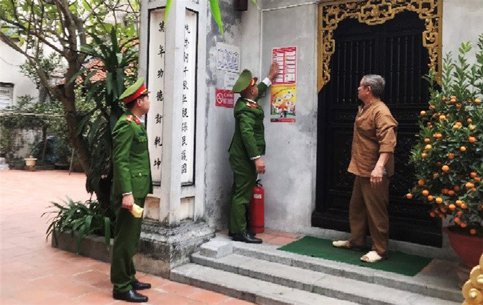 Công an thành phố: Phòng ngừa nguy cơ cháy, nổ tại các cơ sở văn hóa tâm linh
