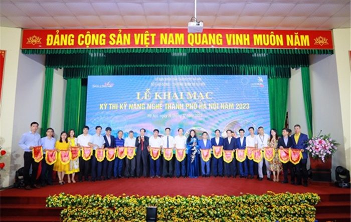 Khai mạc Kỳ thi kỹ năng nghề thành phố Hà Nội năm 2023