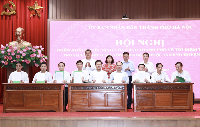 Thí điểm thành lập Trung tâm Dịch vụ nông nghiệp thuộc 15 huyện, thị xã