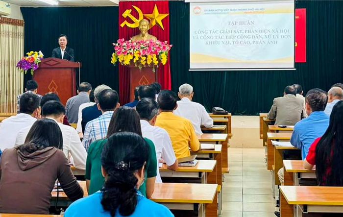 Thị xã Sơn Tây: Tập huấn kỹ năng nghiệp vụ công tác xử lý đơn thư; công tác giám sát phản biện xã hội
