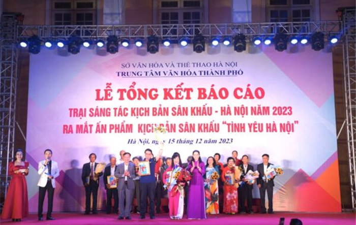 Trao 25 giải Trại sáng tác Kịch bản Sân khấu - Hà Nội năm 2023