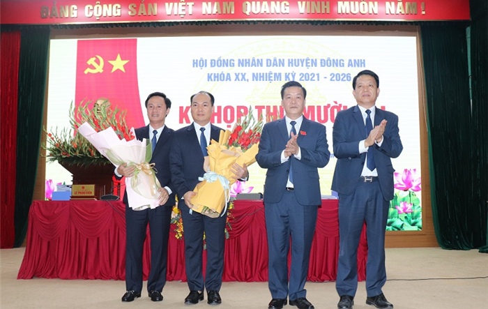 HĐND huyện Đông Anh bầu Chủ tịch và Phó Chủ tịch UBND huyện