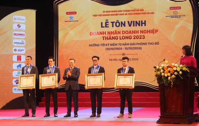 Lễ tôn vinh doanh nhân, doanh nghiệp Thăng Long 2023