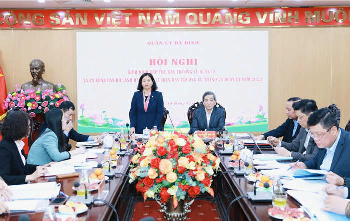 Quận Ba Đình  tổ chức kiểm điểm tập thể Ban Thường vụ Quận ủy và cá nhân cán bộ lãnh đạo