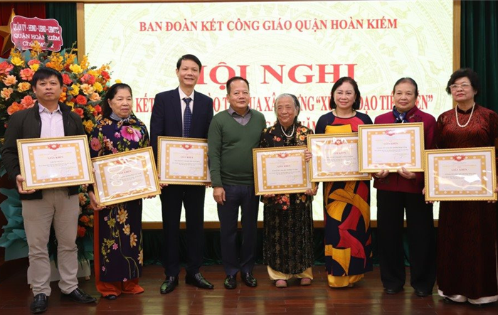 Ban Đoàn kết Công giáo quận Hoàn Kiếm tổng kết phong trào thi đua xây dựng “Xứ, họ đạo tiên tiến”