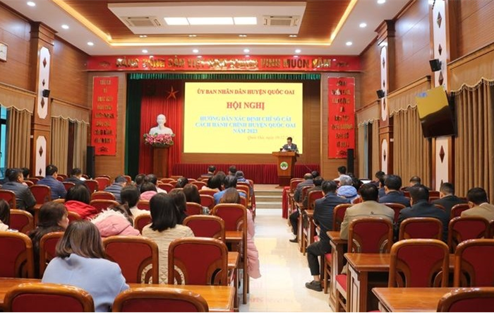 Huyện Quốc Oai hướng dẫn đánh giá chỉ số cải cách hành chính năm 2023