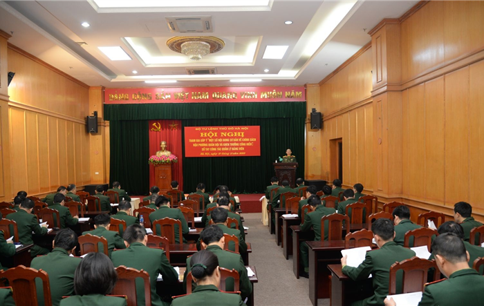Hội nghị góp ý tài liệu về công tác chính sách và xây dựng Đảng