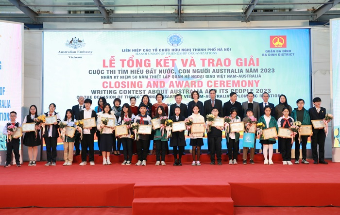 Trao giải Cuộc thi tìm hiểu đất nước, con người Australia
