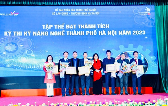 Lễ tổng kết kỳ thi kỹ năng nghề thành phố Hà Nội năm 2023