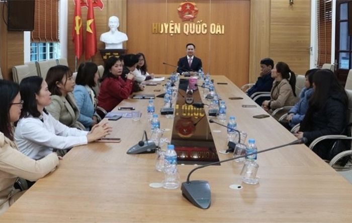 Huyện Quốc Oai: Trao quyết định bổ nhiệm cán bộ lãnh đạo ngành giáo dục
