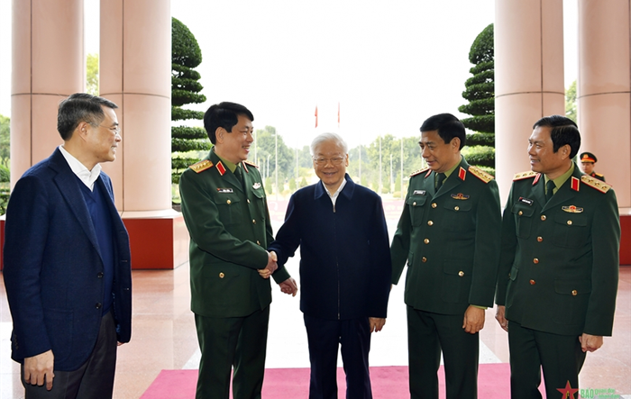 Tổng Bí thư Nguyễn Phú Trọng chủ trì Hội nghị Quân ủy Trung ương