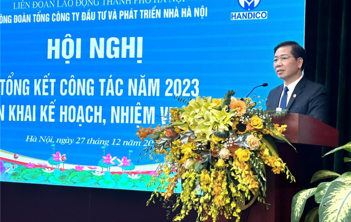 Công đoàn Tổng Công ty Đầu tư và Phát triển nhà Hà Nội: Tổng kết hoạt động công đoàn năm 2023