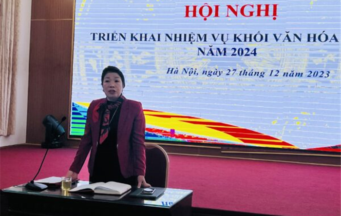 Sở Văn hoá và Thể thao tổ chức hội nghị triển khai nhiệm vụ khối văn hóa cơ sở năm 2024
